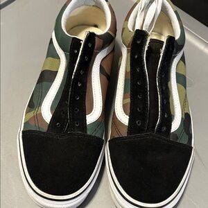Vans Camouflage Sneakers - Black, Green, Brown, White